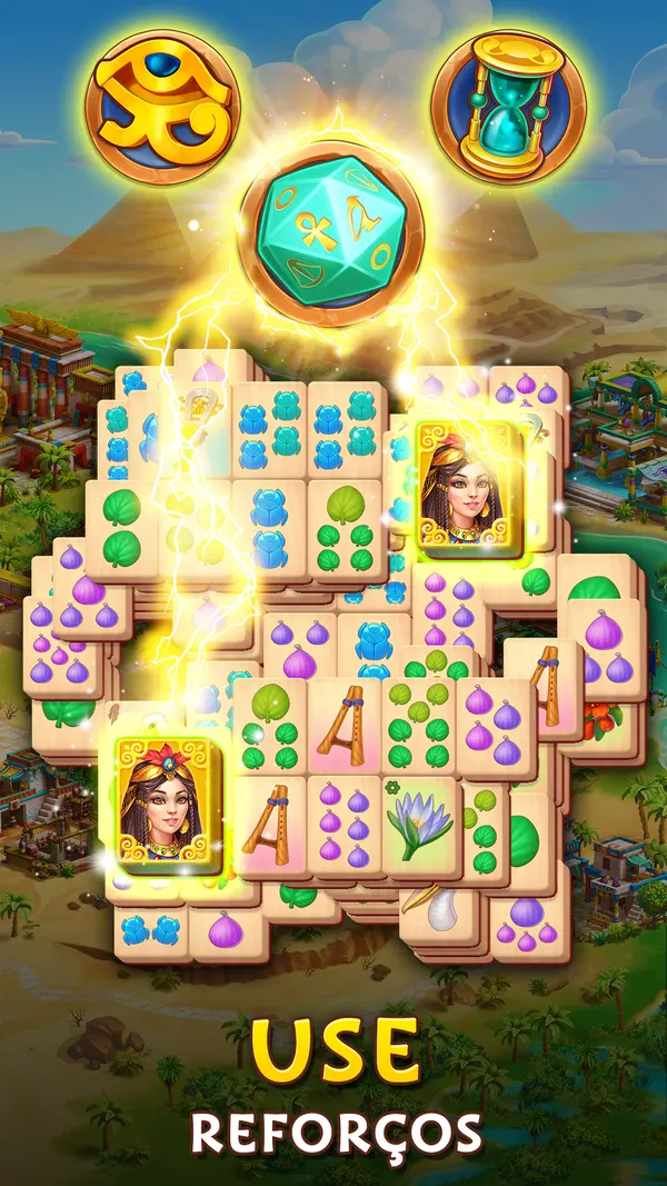 Segunda captura de Pyramid of Mahjong na ficha da G5, formato vertical