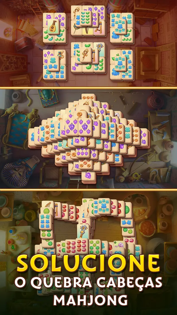 Terceira captura de Pyramid of Mahjong, imagem seguinte da mesma ficha