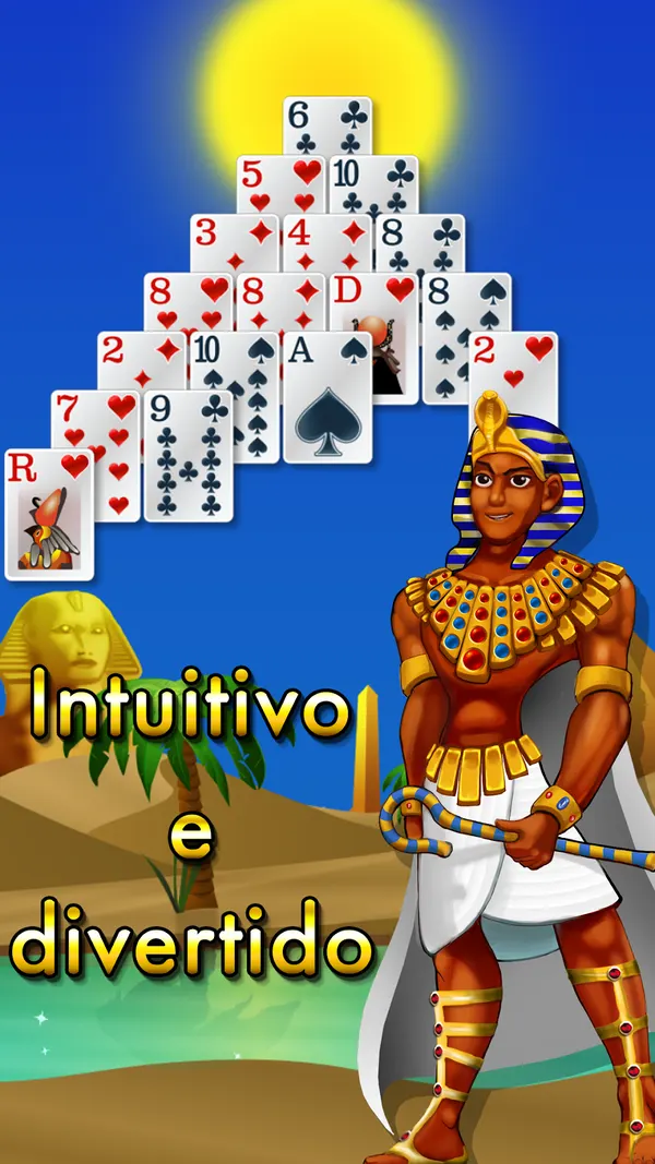 Terceira captura de Pyramid Solitaire - Egypt, outra imagem da mesma ficha